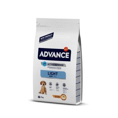 Advance Küçük Irk Light Tavuklu Pirinçli Yetişkin Köpek Maması 3 Kg - 1