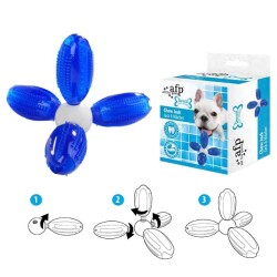 Afp Çok Yönlü Dental Temizleyici Mavi Köpek Oyuncağı 15x14x13 cm - 1