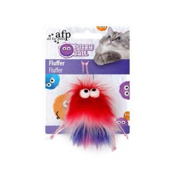 Afp Furry Ball-Fluffer Catnipli Kırmızı Kedi Oyuncağı 15x8x3,5 cm - 1