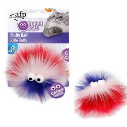 Afp Furry Ball-Fluffer Catnipli Pembe Kedi Oyuncağı 9,5x9x5x5 cm - 1