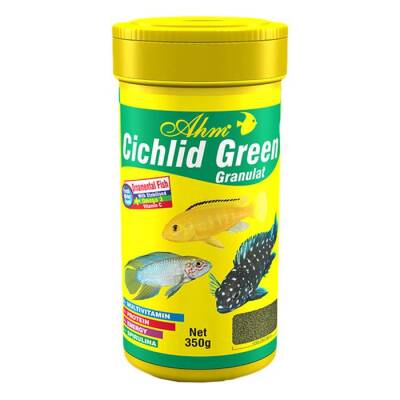 Ahm Cichlid Green Granulat Balık Yemi 100 Ml - 1
