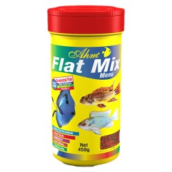 Ahm Flat Mix Menu Balık Yemi 1000 Ml - 1