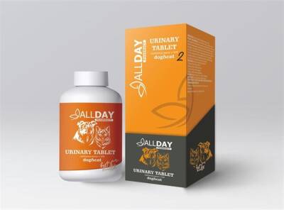 Allday 2 Cat&Dog Urinary Tablet 75 Gr - 1