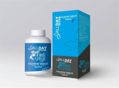 Allday 3 Cat&Dog Calcium Tablet 75 Gr - 1