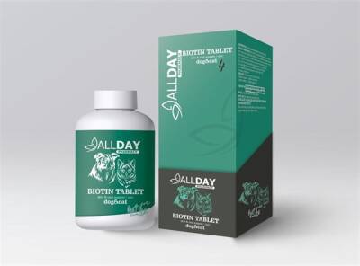 Allday 4 Cat&Dog Biotin Tablet 75 Gr - 1
