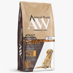 Animal World Sensitive Lamb Rice Kuzu Etli Yetişkin Köpek Maması 15 Kg - 1
