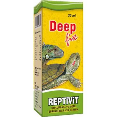 Bio PetActive Deep Fix Reptivit Kaplumbağa ve Diğer Sürüngenler İçin Vitamin 30 Ml - 1