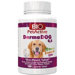 Bio PetActive Derma Brewers Köpekler İçin Deri ve Tüy Sağlığı Destekleyici 150 Tablet - 1