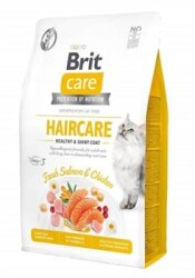 Brit Care Grain Free Hair Care Healthy & Shiny Coat Tavuklu Ve Somonlu Yetişkin Kedi Maması 2 Kg - 1