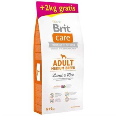 Brit Care Medium Kuzulu Orta Irk Yetişkin Köpek Maması 12+2 Kg Bonus Paket - 1