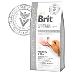 Brit Care Veterinary Diets Joint Mobility Ringa Balıklı Bezelyeli Tahılsız Yetişkin Köpek Maması 12 Kg - 1