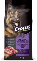 Crocus Biftekli Pirinçli Yetişkin Köpek Maması 15 Kg - 1