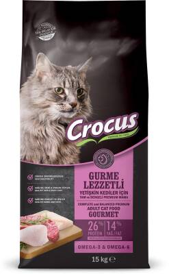 Crocus Gurme Yetişkin Kedi Maması 15 Kg - 1