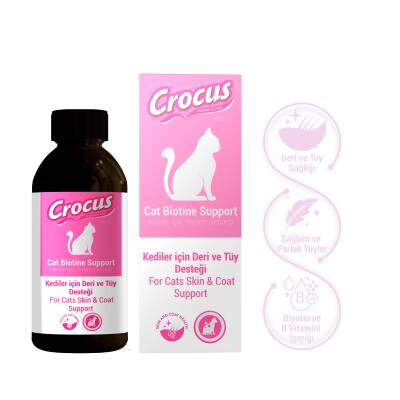Crocus Kedi Tüy Sağlığı Damlası 100 Ml - 1