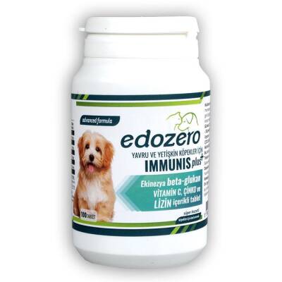 Edozero Yavru ve Yetişkin Köpekler Için Glukosamin Plus Bağışıklık Güçlendiren Tablet Immunis Plus 100 Adet - 1