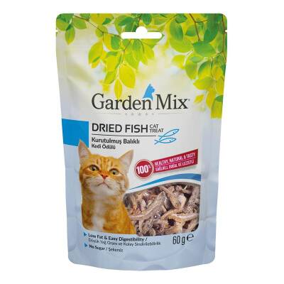 Garden Mix Kurutulmuş Balıklı Kedi Ödülü 60 Gr - 1