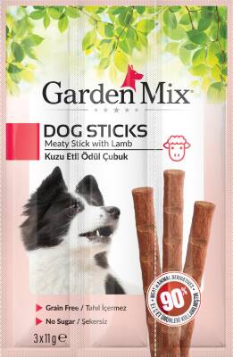 Garden Mix Kuzu Etli Köpek Stick Ödül 3*11g - 1