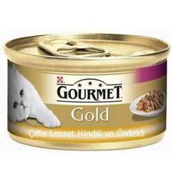 Gourmet Gold Hindili ve Ördekli Kedi Konservesi 85 Gr - 1