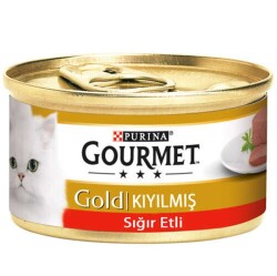 Gourmet Gold Kıyılmış Sığır Etli Kedi Konservesi 85 Gr - 1