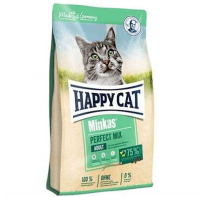 Happy Cat Minkas Perfect Mix Tavuk Balık Kuzu Etli Yetişkin Kedi Maması 10 Kg - 1