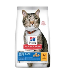 Hill's Oral Care Tavuk Etli Ağız Sağlığı için Yetişkin Kedi Maması 1,5 Kg - 1