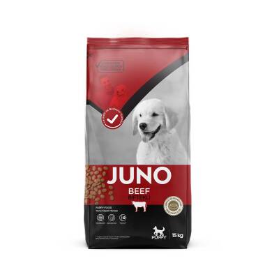 Juno Tüm Irk Yavru Köpek Maması Biftekli 15 Kg - 1