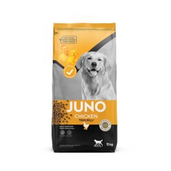 Juno Yetişkin Tüm Irk Köpek Maması Tavuklu 15 Kg - 1