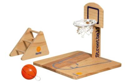Karlie Ahşap Kuş Oyuncağı Basket Potası 20x20x21 Cm - 1