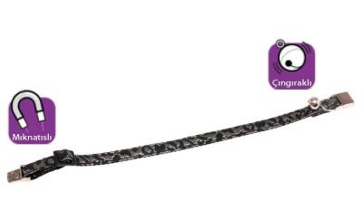 Karlie Manyetik Kedi Tasma 30cm Siyah-gümüş - 1