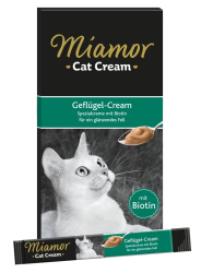 Miamor Cream Tavuklu Kedi Ödülü 6x15 G - 1