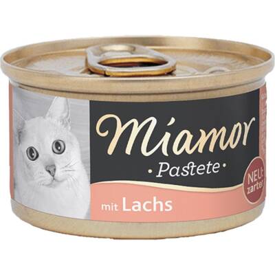 Miamor Pastate Somonlu Yetişkin Kedi Konservesi 85 Gr - 1