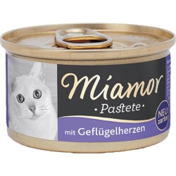 Miamor Pastate Yürekli Yetişkin Kedi Konservesi 85 Gr - 1