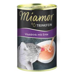 Miamor Vital Drink Ördekli Sıvı Yetişkin Kedi Konservesi 135 Ml - 1