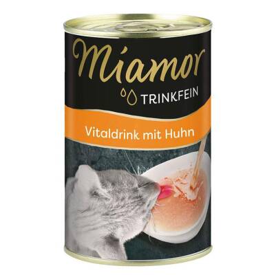 Miamor Vital Drink Tavuk Etli Sıvı Yetişkin Kedi Konservesi 135 Ml - 1