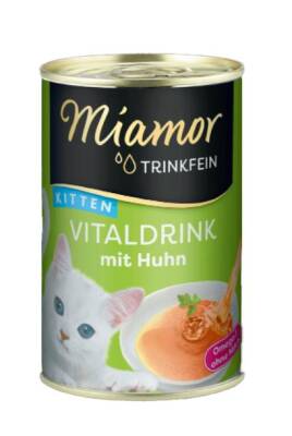 Miamor Vital Drink Tavuklu Sıvı Yavru Kedi Konservesi 135 Ml - 1