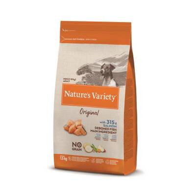 Nature's Variety No Grain Mini Yetişkin Salmonlu Köpek Maması 1,5 Kg - 1