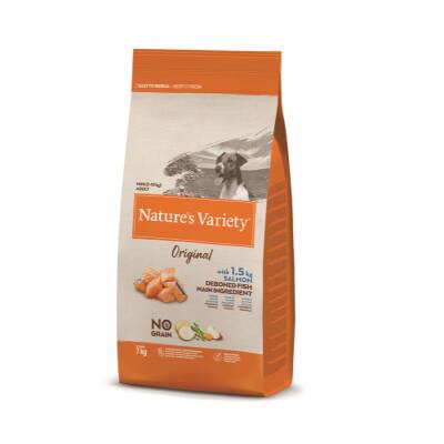 Nature's Variety No Grain Mini Yetişkin Salmonlu Köpek Maması 7 Kg - 1