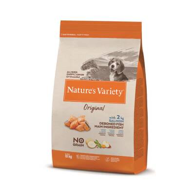Nature's Variety No Grain Yavru Salmonlu Köpek Maması 10 Kg - 1