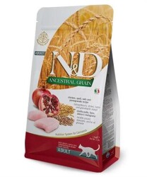 N&D Düşük Tahıllı Tavuklu ve Narlı Kedi Maması 10 Kg - 1