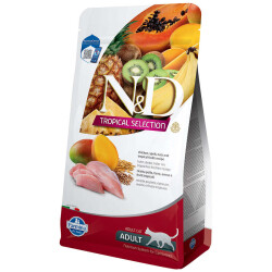 N&D Tropical Selection Tavuk ve Meyveli Kedi Maması 10 Kg. - 1