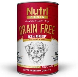 Nutri Canin Tahılsız Grain Free Biftekli Köpek Konservesi 400 Gr - 1