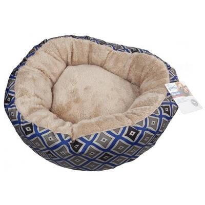 Pawise Kedi Köpek Yatağı Mavi 40,6x40,6x16,5 Cm - 1
