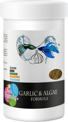 Pet's Family Garlic Algae Formula Balık Yemi 100 Ml 50 Gr - 1
