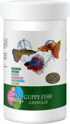 Pet's Family Guppy Fish Granulat Balık Yemi 250 Ml 110 Gr - 1