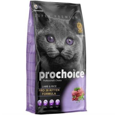 Pro Choice Pro38 Kitten Kuzulu ve Pirinçli Yavru Kedi Maması 15 Kg - 1