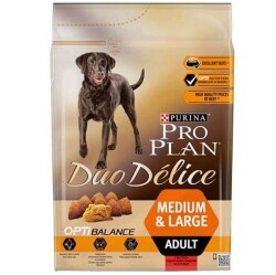 Pro Plan Duo Delice Sığır Etli Yetişkin Köpek Maması 2,5 Kg - 1