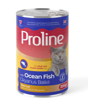 Proline Okyanus Balıklı Pate Et Parçalı Kedi Konservesi 395 Gr - 1