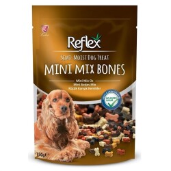 Reflex Mini Mix Bones Yarı Islak Yetişkin Köpek Ödül Kemiği 150 Gr - 1