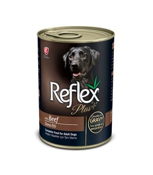 Reflex Plus Gravy Biftekli Parça Etli Yetişkin Köpek Konservesi 400 G - 1