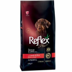 Reflex Plus Kuzu Orta ve Büyük Irk Yavru Köpek Maması 3 Kg - 1